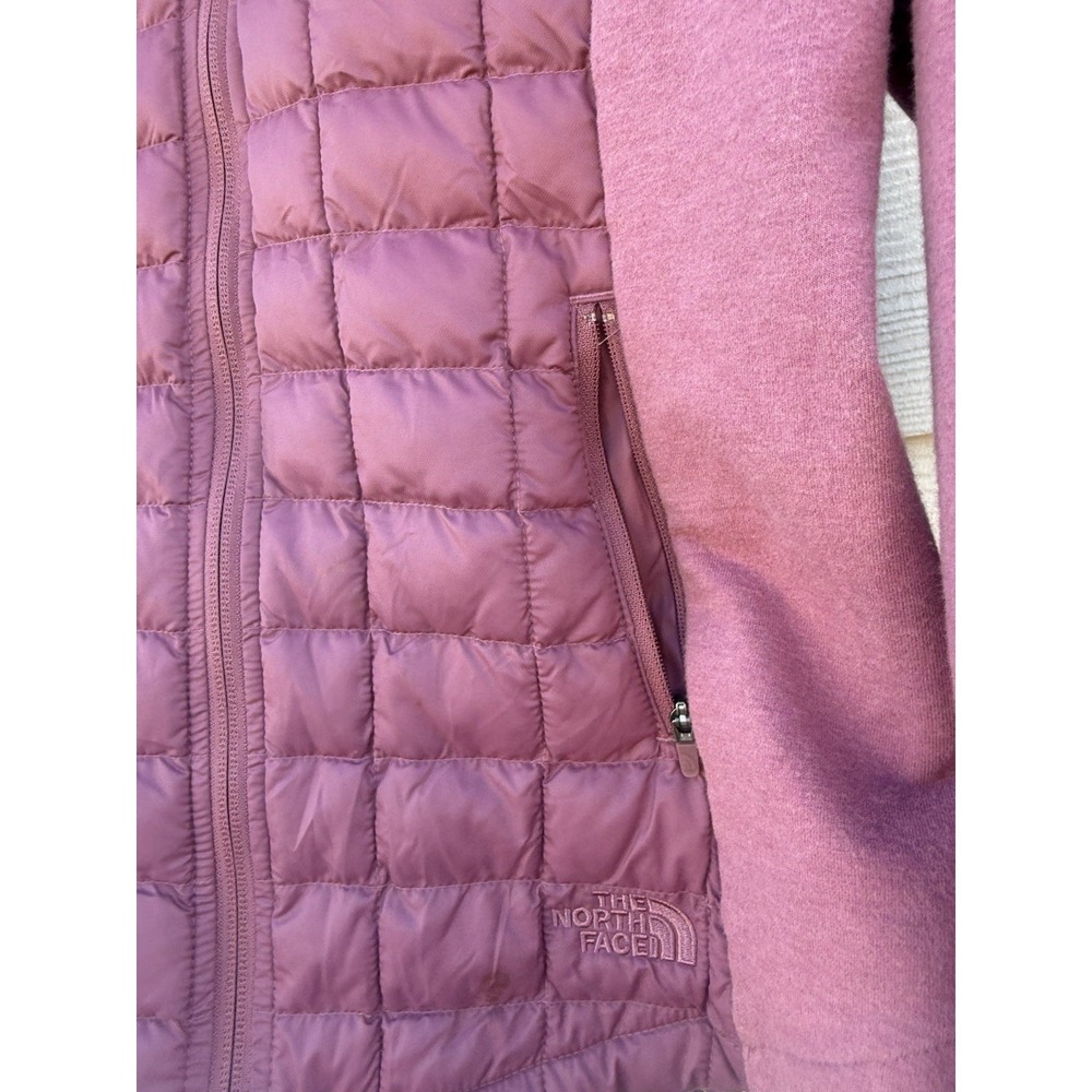 The North Face Endeavor Thermoball Quilted Hybrid Jacket Womens Plum Size Small - Picture 4 of 11